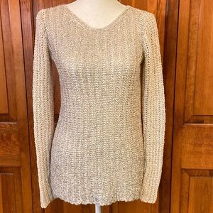 INC Knit Funfetti High Low Scoop Neck Sweater Size Small